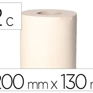 Papel Secamanos Bunzl Greensource 2 Capas Celulosa Blanca 200 mm X 130 Mt Paquete de 6 Rollos Mayoreo