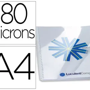 Tapa de Encuadernacion Gbg Pvc Cristal Transparente 180 Mc Din A4 Pack de 100 Unidades Precio Rebajado