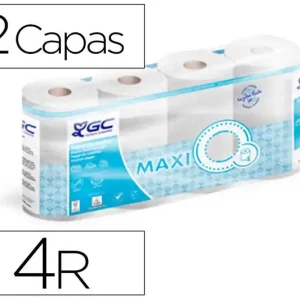 Entrega Rápida Papel de Cocina Goma Camps 2 Capas 90 Servicios 224 mm X 21,6 M 21,5 G/m2 Paquete de 4 Rollos
