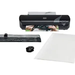 Set Plastificadora + Cizalla Rodillo + Redondeador de Esquinas Gbc Inspire+ Din A4 Craft Negro Stock Limitado