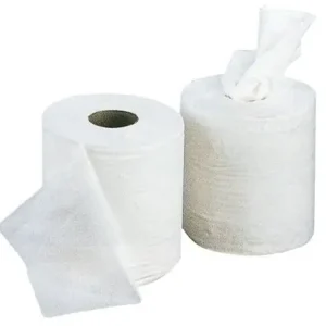 Stock Limitado Bobina de Papel Mecha 100% Celulosa Gofrada 2 Capas 130 Metros 1 Kg.