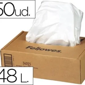 Precio Rebajado Bolsa de Residuos Fellowes para Destructora de Documentoscaja con 50 Und. Para Ps380 380Cc/420/420Cc