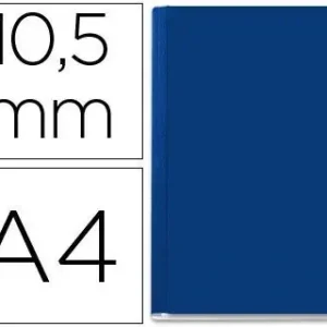 Súper Precio Tapa de Encuadernacion Channel Rigida 35572 Azul Lomo B Capacidad 71/105 Hojas P-10