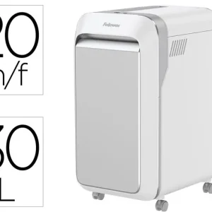 Destructora de Documentos Fellowes Lx221 Capacidad de Corte 20H Seguridad P5 Clips Grapas y Tarjetas Entrega Rápida