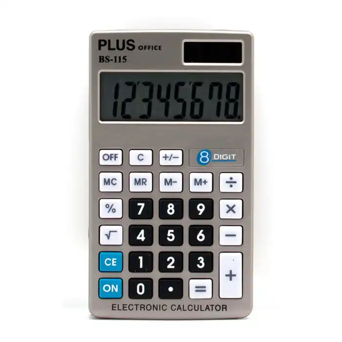 Premium Calculadora Plus Office Bs-115 de Bolsillo
