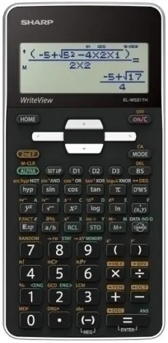Premium Calculadora Cientifica Sharp 16 Digitos El-W531Th (2 Líneas)