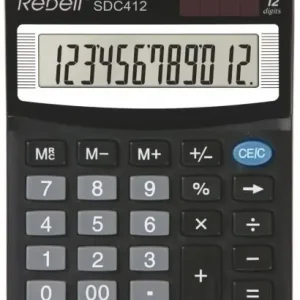Calculadora Sobremesa Rebell 12 Digitos Sdc412 Profesional