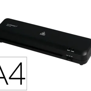 Plastificadora Q-Connect Compacta Kf19061 Din A4 Plastificado Caliente/frio Luces Ready/power 2 Rodillos No Te Lo Pierdas