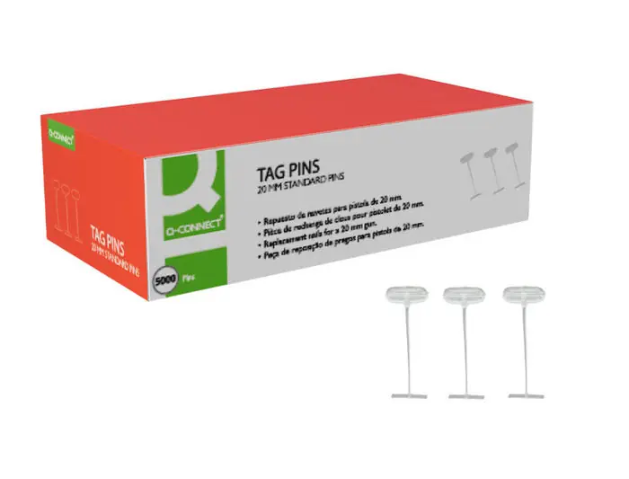 Certificado Repuesto de Navetes Q-Connect para Pistola 20 mm Caja de 5000 Unidades