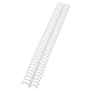 Canutillo Gbc Ibiclick Plastico Blanco 12 mm Caja de 50 Unidades Profesional