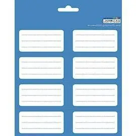 Stock Limitado Blister 16 Etiquetas Adhesivas Escolares Erik Azul