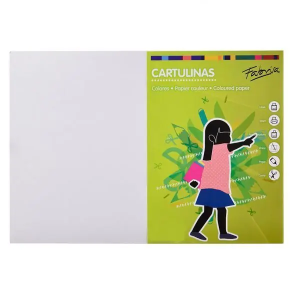 Paquete 25 Cartulinas Fabrisa 50X65 cm 180 Gr Blanco Promoción Exclusiva