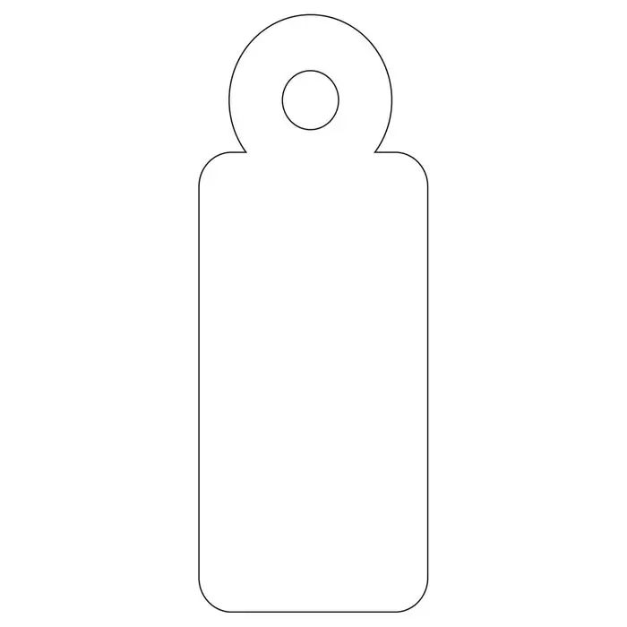 Nuevo Modelo Etiquetas Colgantes Blancas Apli 13X34 Caja 1000 ud