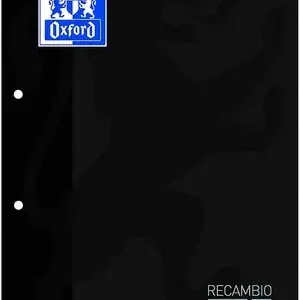 Recambio Color Oxford 5X5 mm A4 80 Hj 90 Gr Negro Barato