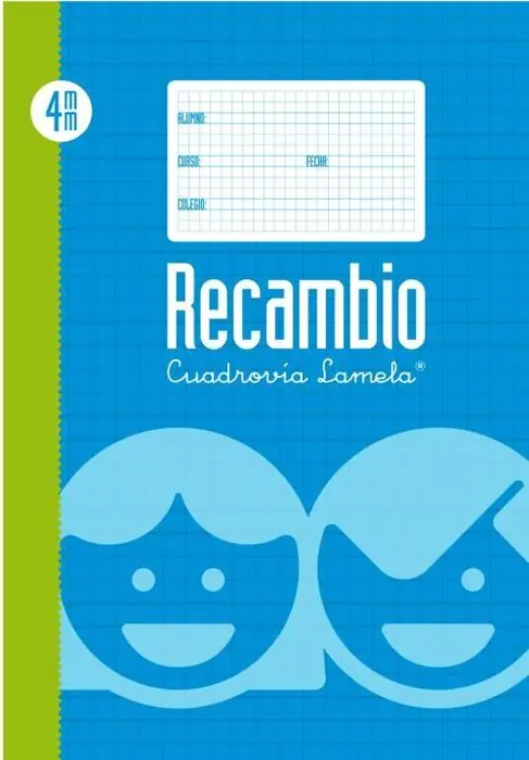 Promoción Recambio Cuadrovia Lamela Folio 4 mm 100 Hj 70 Gr 09004