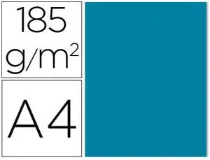 Cartulina Canson A4 Azul Caribe 185 Gr Paq 50 ud Oferta Flash