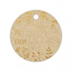 Oferta De Temporada Etiqueta Colgante Clairefontaine Kraft Circulos Paquete 12 uds.