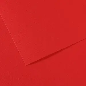 Hoja Canson Mi-Teintes 50X65 cm 160 Gr Rojo 505 Alta Calidad