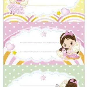 Ocasión Especial Pegatinas Escolares Niña Paquete 9 uds.