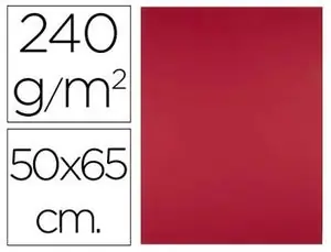Bestseller Cartulina Liderpapel 50X65 cm 240G/m2 Rojo Navidad Paquete de 25 Unidades