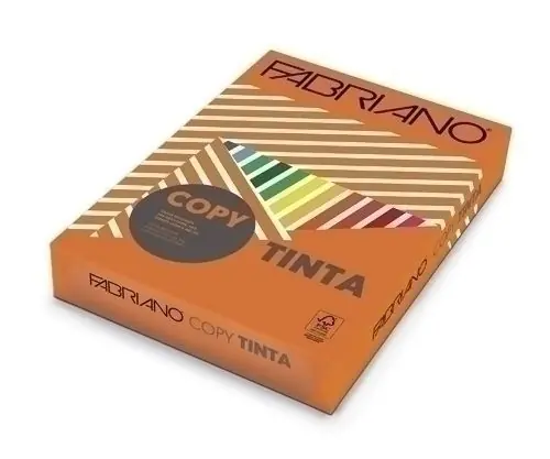 Papel A4 Fabriano 80 Gr Naranja Paquete 500 Hj Mejor Calidad