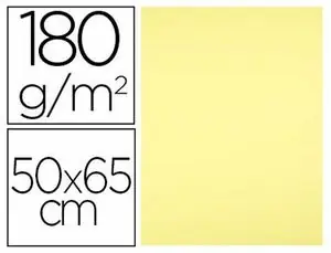 Moderno Cartulina Liderpapel 50X65 cm 180 Gr Amarillo Medio Paq 25 ud