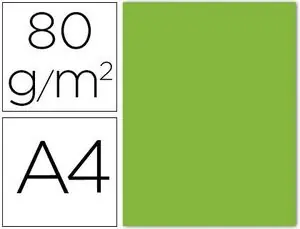 Stock Limitado Papel Color Liderpapel A4 80Gr Lima Pack 15 ud