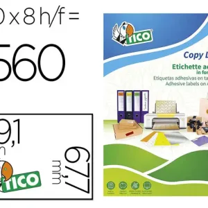 Tendencia Etiqueta Adhesiva Tico Amarillo Fluor Permanente Certificado Fsc Laser/inkjet/fotocopia