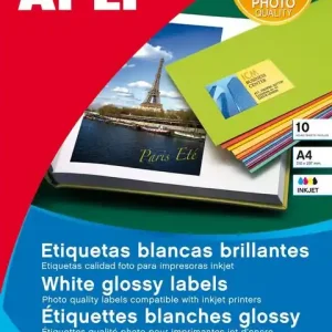 Solo Por Tiempo Limitado Blister Apli 10 Hojas Etiquetas Ink Glossy 178 X 127 cm