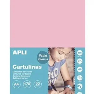 Súper Precio Cartulina A4 170 G Rosa Paquete 50 Hj