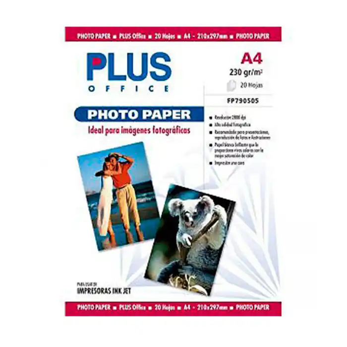 Súper Precio Papel Fotográfico A5 Plus Office 230 Gr Blister 20 Hojas