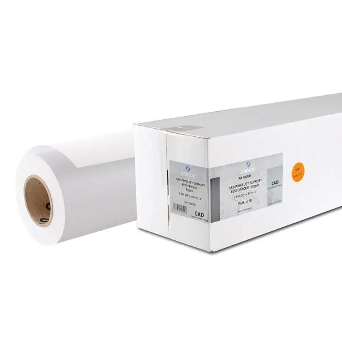 Stock Limitado Papel Plotter Canson 80G Standard Premium Inkjet 24, 610 Mmx 50M