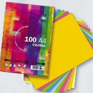 Paquete A4 100H 80G Tauro-Extra Cor 10X10 Fornecidos Marca Reconocida