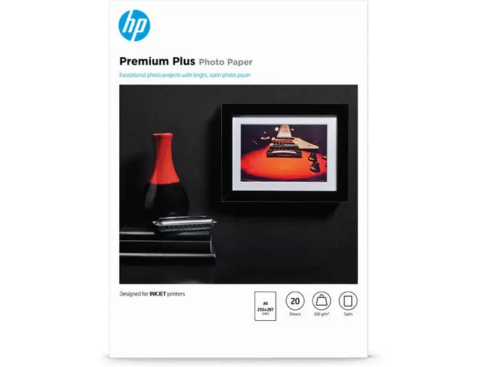 Stock Limitado Papel Fotografico Hp Semi-Glossy A4 300 Gr Pack de 20 Hojas