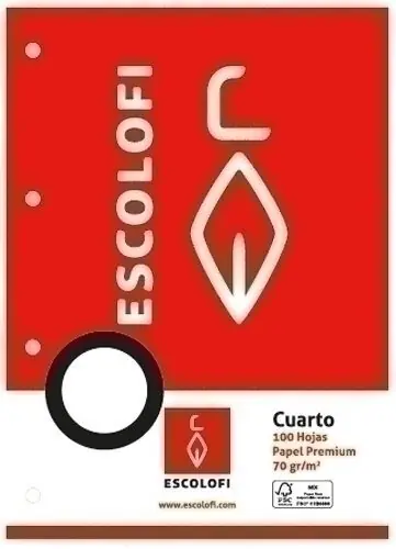Recambio Escolofi Pauta 3 mm 4º con Margen 4T 100 Hj 70 Gr Edición Limitada