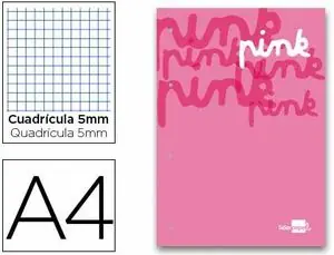 Bestseller Bloc Encolado Liderpapel Cuadro 5 mm A4 100 Hj 100 Gr Rosa