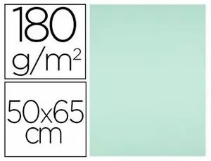 Cartulina Liderpapel Verde 50X65 cm 180 Gr Paq 25 ud Original