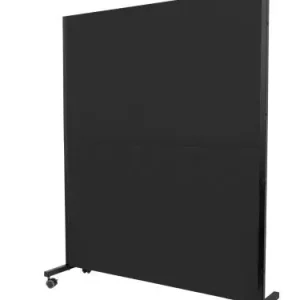 Últimas Unidades Biombo Piqueras y Crespo Valdeganga Desmontable Tapizado Ruedas con Freno Similpiel Negro