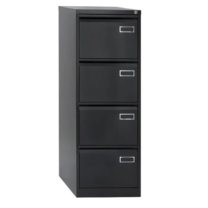 Archivador Carpetas Bisley 4 Cajones 60 cm Negro Precio Económico