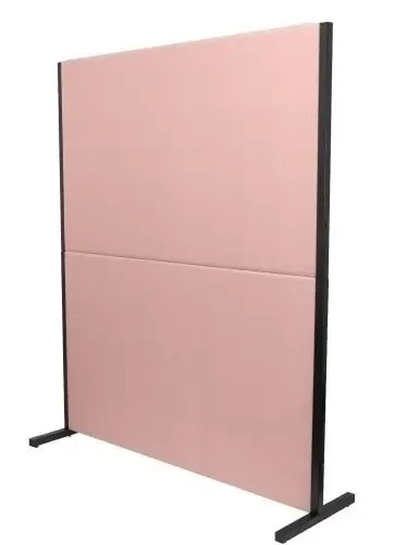 Biombo Piqueras y Crespo Valdeganga Desmontable Tapizado Bali Rosa Original