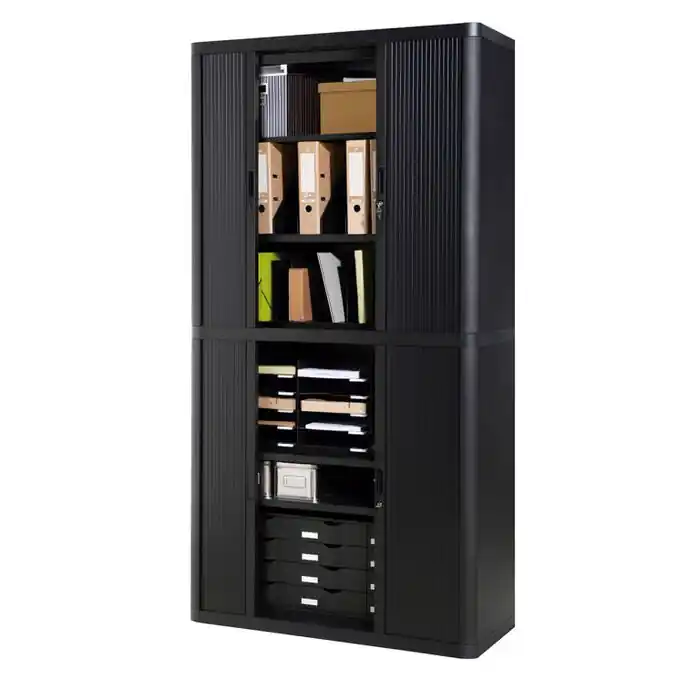 Armario Paperflow Easy Office 4 Estantes 204Cm Negro Popular