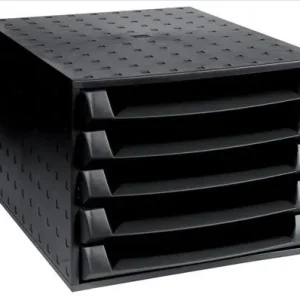 Barato Modulo Exacompta The Box Ecoblack 5 Bandejas