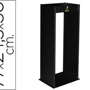 Cenicero Metalico con Rejilla para Arena Negro 770X245X300 mm Premium