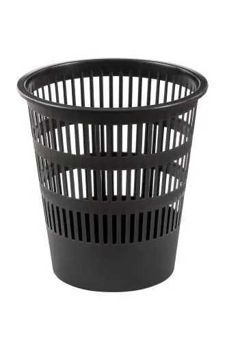 Novedad Papelera Faibo Rejilla 12 L Negra