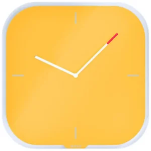 Descuento Reloj Leitz Cosy de Pared Cristal Amarillo