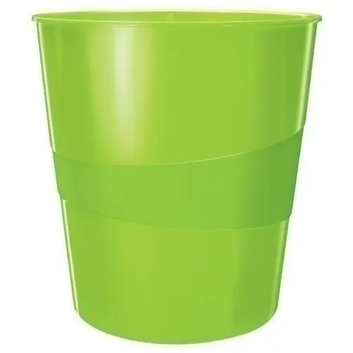 Papelera Plastico Leitz Wow Verde 15L Promoción Exclusiva