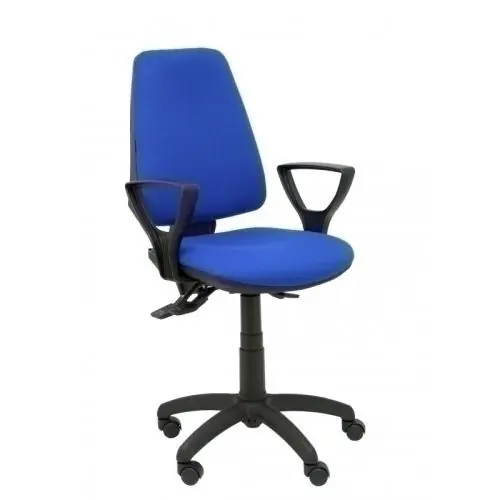 Silla Piqueras y Crespo Elche S Brazos Fijos Mecanismo Sincro de Doble Maneta Gran Confortabilidad Regulable en Altura Asiento y Respaldo Tapizado Bali Azul Compra Hoy