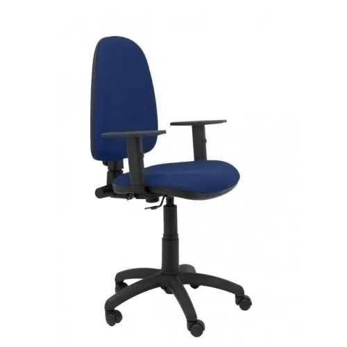Tendencia Silla Piqueras y Crespo Ayna Brazos Regulables Mecanismo Contacto Permanente con Regulacion de Profundidad Asiento y Respaldo Tapizado Bali Azul Marino