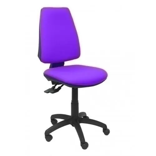 Silla Piqueras y Crespo Elche S Mecanismo Sincro de Doble Maneta Gran Confortabilidad Regulable en Altura Ruedas de Nylon Asiento y Respaldo Tapizado Bali Lila Artesanal