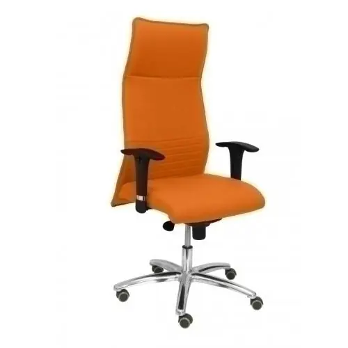 Sillon Piqueras y Crespo Albacete Direccion Uso Intensivo (8H) Brazos Regulables Mecanismo Sincro Tapizado Bali Naranja Imprescindible (Must-Have)